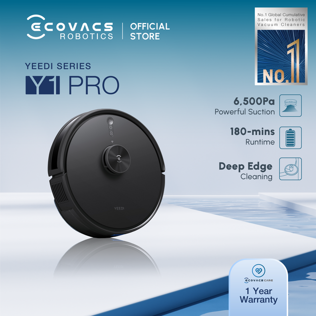 ECOVACS YEEDI Y1 PRO / Y1 PRO PLUS ROBOT MOP VACUUM