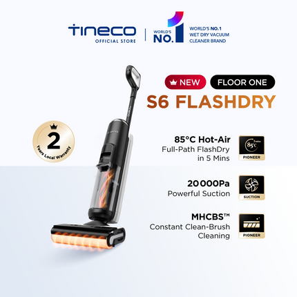 Tineco Floor One S6 FlashDry Wet Dry Vacuum Cleaner Washer