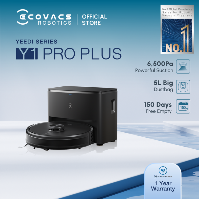 ECOVACS YEEDI Y1 PRO / Y1 PRO PLUS ROBOT MOP VACUUM