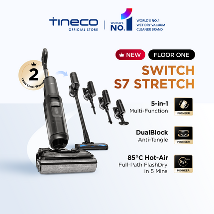 Tineco Floor One Switch S7 Stretch Smart Multi-Function Wet Dry Floor Washer Vacuum Cleaner
