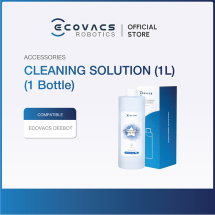 ECOVACS CLEANING SOLUTION/DETERGENT 1L (SUITABLE FOR ALL DEEBOT MODELS)