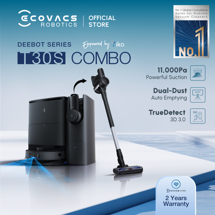 ECOVACS DEEBOT T30S COMBO ROBOT + STICK VACUUM