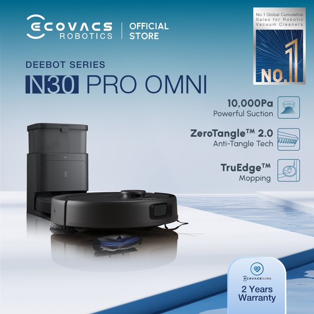 [NEW] ECOVACS DEEBOT N30 PRO OMNI Robot Vacuum