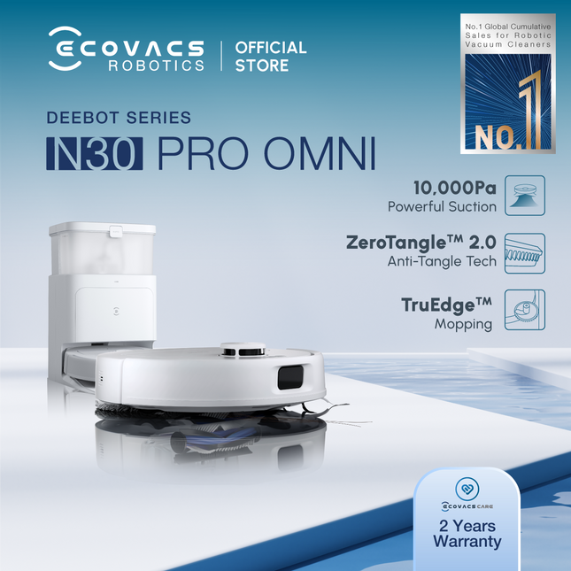 [NEW] ECOVACS DEEBOT N30 PRO OMNI Robot Vacuum