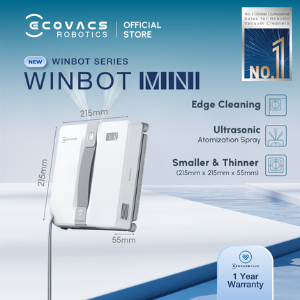 ECOVACS WINBOT MINI WINDOW ROBOT CLEANER