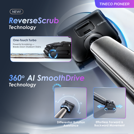 Tineco Floor One S9 Artist Steam Pro Smart Floor Washer Vacuum Cleaner