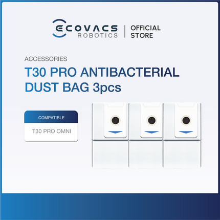 ECOVACS DEEBOT T30 FAMILY/N20 FAMILY SERIES ACCESSORIES LISTING - ACCS KIT, MOP CLOTH & DUSTBAG