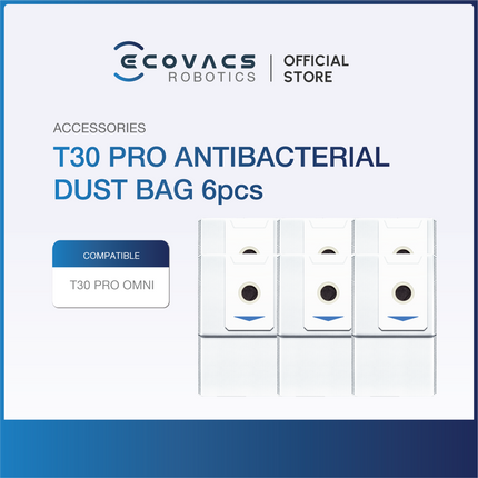 ECOVACS DEEBOT T30 FAMILY/N20 FAMILY SERIES ACCESSORIES LISTING - ACCS KIT, MOP CLOTH & DUSTBAG
