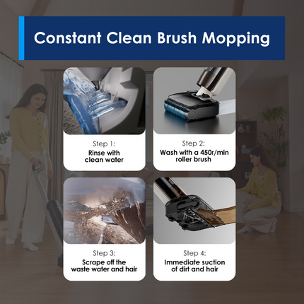 Tineco iFloor Y3 Stretch/Y2/Y5 Stretch Ultra Cordless Wet Dry Vacuum Cleaner