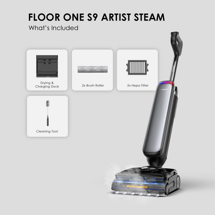 Tineco Floor One S9 Artist Steam Smart Floor Washer Vacuum Cleaner
