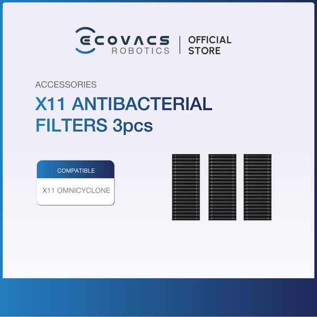 ECOVACS DEEBOT X11 OMNICYCLONE - ACCESSORIES KIT, ROLLER MOP & HEAVY DUTY CLEANING SOLUTION