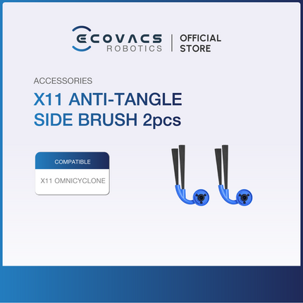 ECOVACS DEEBOT X11 OMNICYCLONE - ACCESSORIES KIT, ROLLER MOP & HEAVY DUTY CLEANING SOLUTION