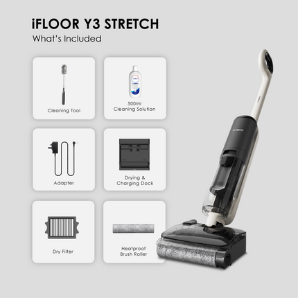 Tineco iFloor Y3 Stretch/Y2/Y5 Stretch Ultra Cordless Wet Dry Vacuum Cleaner