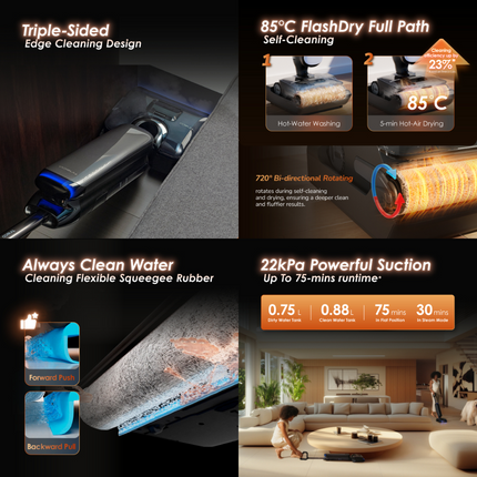 Tineco Floor One S9 Artist Steam Smart Floor Washer Vacuum Cleaner