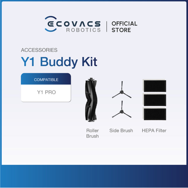 ECOVACS YEEDI Y1 PRO/Y1 PRO PLUS ACCESSORIES LISTING - ACCESSORIES KIT, MOP CLOTH, & DUSTBAG