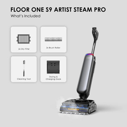 Tineco Floor One S9 Artist Steam Pro Smart Floor Washer Vacuum Cleaner