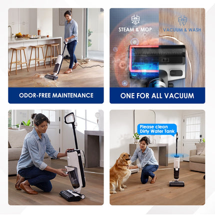 Tineco Floor One S5 Steam Smart Wet Dry Floor Washer Vacuum Cleaner | NO Detergent Needed