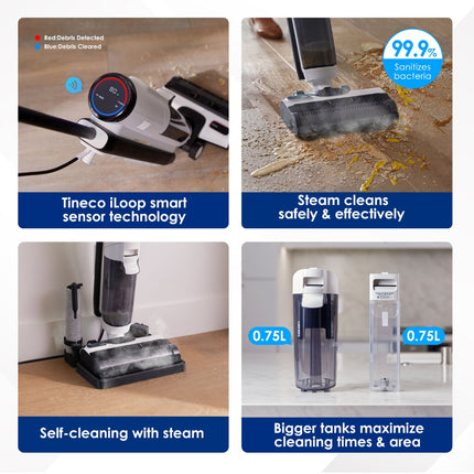 Tineco Floor One S5 Steam Smart Wet Dry Floor Washer Vacuum Cleaner | NO Detergent Needed