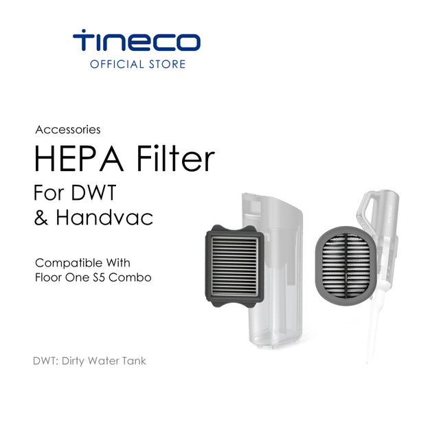 TINECO Replacement HEPA Filter for Floor One S5 Combo  Smart Wet/Dry Vacuum Cleaner Accessories