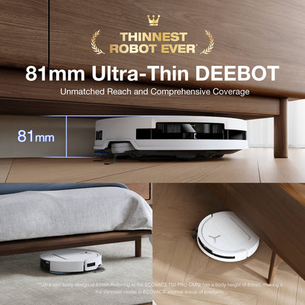 [2025 NEW] ECOVACS DEEBOT T50 PRO OMNI AI ROBOT VACUUM
