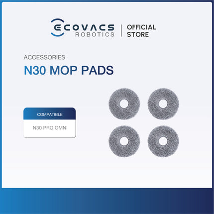 ECOVACS DEEBOT N30 PRO OMNI SERIES - ACCESSORIES KIT, MOP CLOTH, SOLID FLOOR CLEANER & DUSTBAG