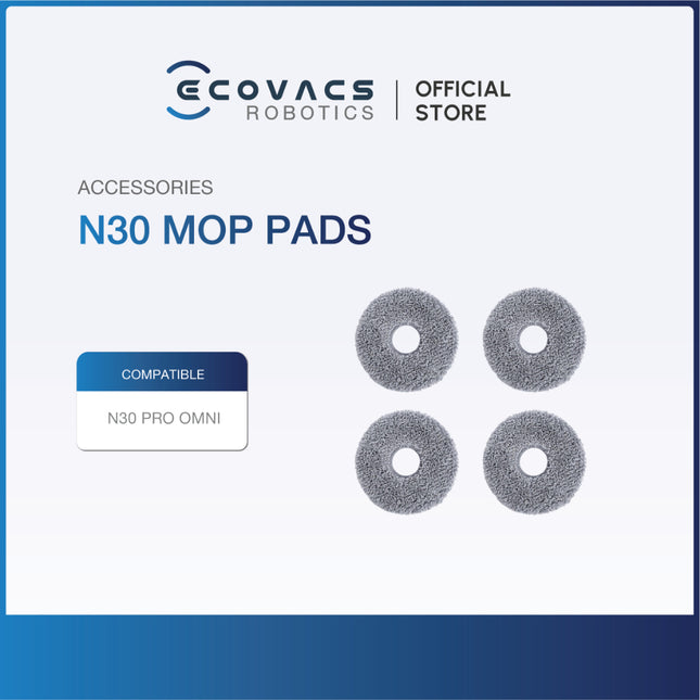 ECOVACS DEEBOT N30 PRO OMNI SERIES - ACCESSORIES KIT, MOP CLOTH, SOLID FLOOR CLEANER & DUSTBAG