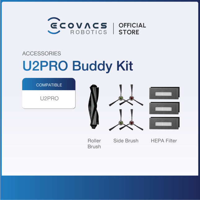 ECOVACS ACCESSORIES KIT, MOP CLOTH, AIR FRESHENER, WATER TANK, & DUSTBAG | N10/T9/T8 FAM/N8 PLUS/U2 PRO