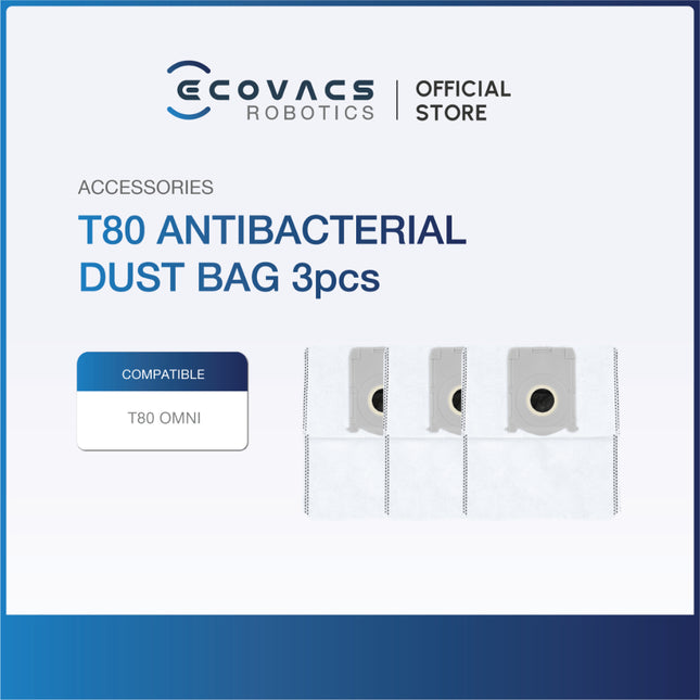 ECOVACS DEEBOT T80 OMNI ACCESSORIES LISTING - ACCS KIT, DUSTBAG, ROLLER MOP