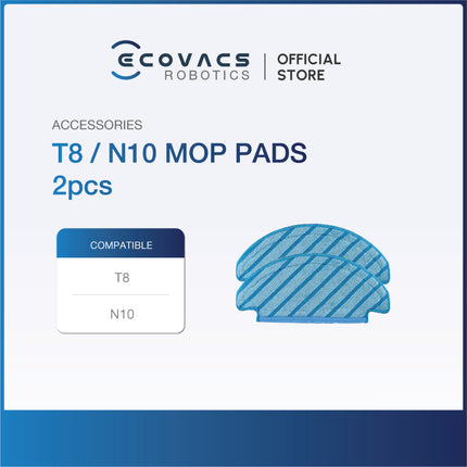 ECOVACS ACCESSORIES KIT, MOP CLOTH, AIR FRESHENER, WATER TANK, & DUSTBAG | N10/T9/T8 FAM/N8 PLUS/U2 PRO