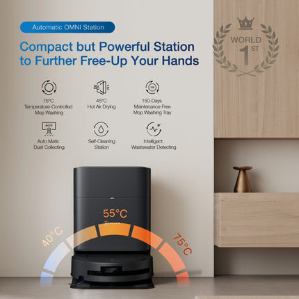[NEW] ECOVACS DEEBOT T80 OMNI FLOOR WASHING ROBOT VACUUM