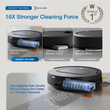 [NEW] ECOVACS DEEBOT T80 OMNI FLOOR WASHING ROBOT VACUUM