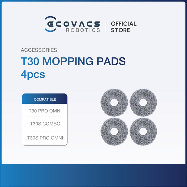 ECOVACS DEEBOT T30 FAMILY/N20 FAMILY SERIES ACCESSORIES LISTING - ACCS KIT, MOP CLOTH & DUSTBAG