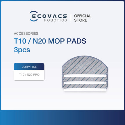 ECOVACS DEEBOT T30 FAMILY/N20 FAMILY SERIES ACCESSORIES LISTING - ACCS KIT, MOP CLOTH & DUSTBAG