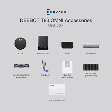 [NEW] ECOVACS DEEBOT T80 OMNI FLOOR WASHING ROBOT VACUUM