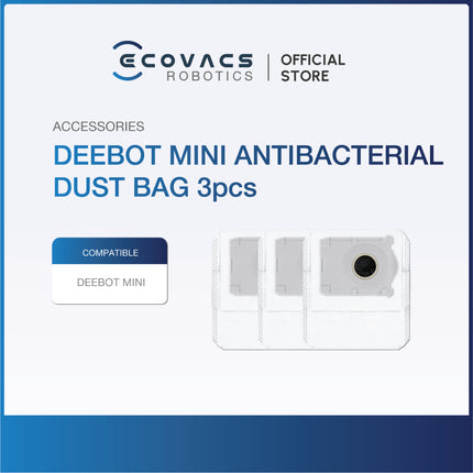 ECOVACS DEEBOT MINI ACCESSORIES LISTING - ACCS KIT, DUSTBAG, MOP PADS, ROLLER BRUSH & WATER TANK