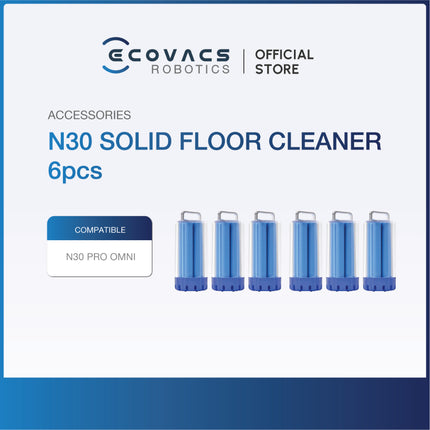 ECOVACS DEEBOT N30 PRO OMNI SERIES - ACCESSORIES KIT, MOP CLOTH, SOLID FLOOR CLEANER & DUSTBAG