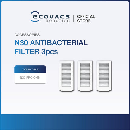 ECOVACS DEEBOT N30 PRO OMNI SERIES - ACCESSORIES KIT, MOP CLOTH, SOLID FLOOR CLEANER & DUSTBAG