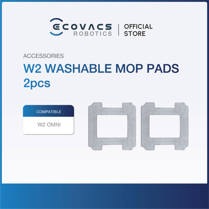 ECOVACS WINBOT W2 OMNI/WINBOT MINI ACCESSORIES LISTING - MOP CLOTH, & CLEANING SOLUTION