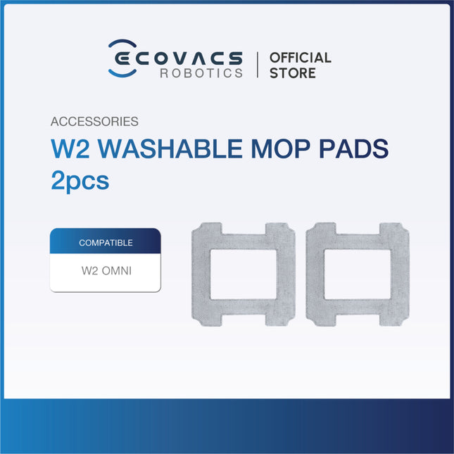 ECOVACS WINBOT W2 OMNI/WINBOT MINI ACCESSORIES LISTING - MOP CLOTH, & CLEANING SOLUTION