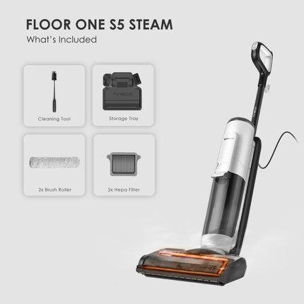 Tineco Floor One S5 Steam Smart Wet Dry Floor Washer Vacuum Cleaner | NO Detergent Needed