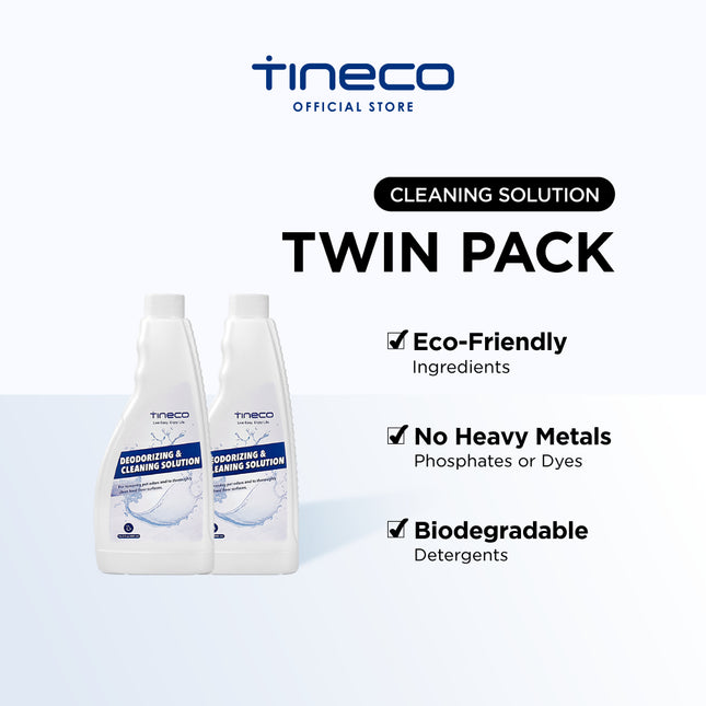 Twin Pack Tineco Multi-Surface Deodorizing Cleaning Solution | iFloor/ Floor One/ S3/ S5/ Combo/ S6/ S7 Series (480mlx2)