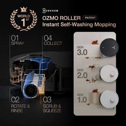 [2025 NEW] ECOVACS DEEBOT X8 PRO OMNI FLOOR WASHING ROBOT VACUUM