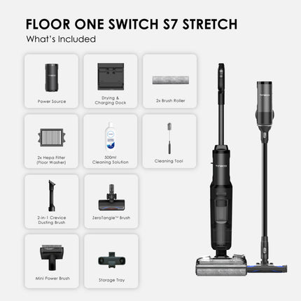 Tineco Floor One Switch S7 Stretch Smart Multi-Function Wet Dry Floor Washer Vacuum Cleaner