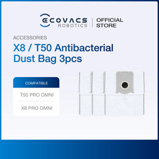 ECOVACS DEEBOT X8 PRO OMNI - ACCESSORIES KIT, ROLLER MOP, ROLLER BRUSH & DUSTBAG