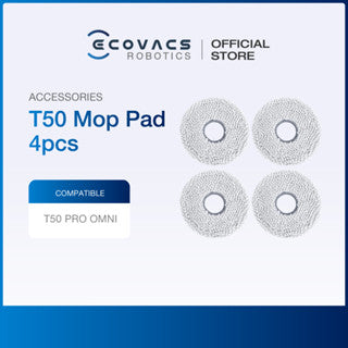 ECOVACS DEEBOT T50 PRO OMNI - ACCESSORIES KIT, MOP CLOTH & DUSTBAG
