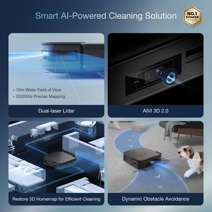 ECOVACS DEEBOT X2 COMBO ROBOT + STICK VACUUM