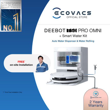 [2025 NEW] ECOVACS DEEBOT T50 PRO OMNI AI ROBOT VACUUM