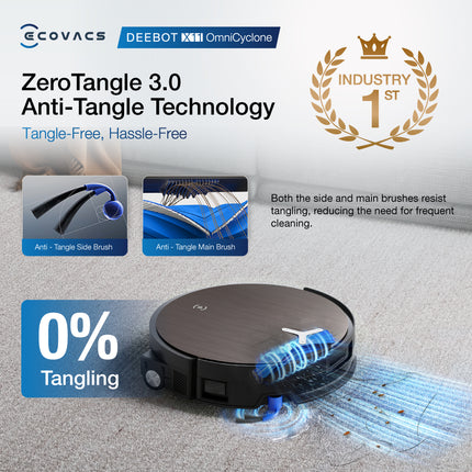 [New] ECOVACS DEEBOT X11 OmniCyclone Floor Washing Robot Vacuum